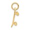 10K Yellow Gold 3D Skateboard Charm Skating Sports Jewerly 20mm x 8mm
